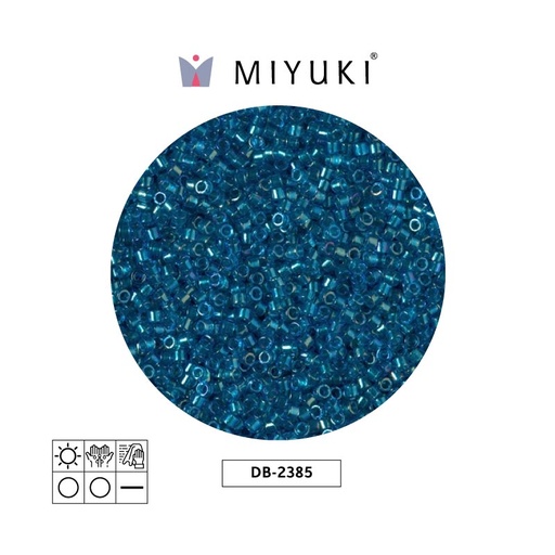 [13390] Miyuki delica 11/0 DB2385 color forrado pacific x 50g
