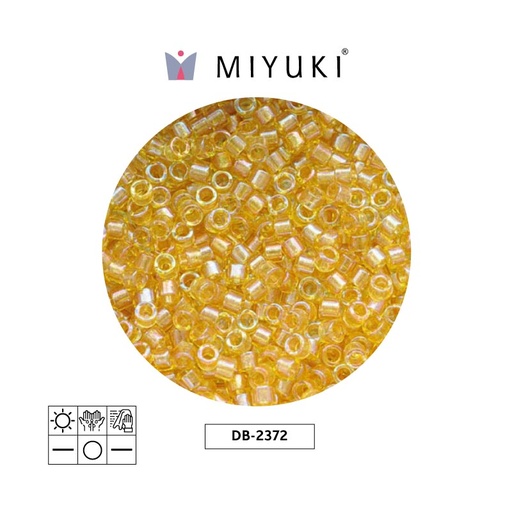 [13678] Miyuki delica 11/0 DB2372 color forrado marigold x 50g