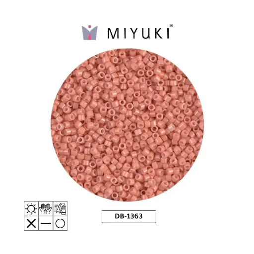 [22249] Miyuki delica 11/0 DB1363 opaco durazno x 50gr