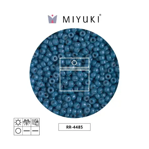 [07416] Mostacilla Miyuki rocalla 8/0 RR4485 juniper azul x 25g