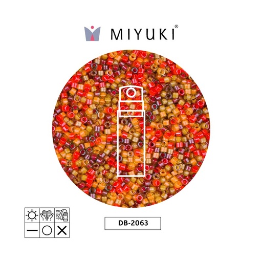 [25906] Miyuki delica 11/0 DB2063 luminous color mix x 10gr