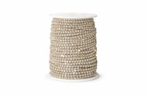 [20127] Cadena strass MCSS6.5/SP crystal x m