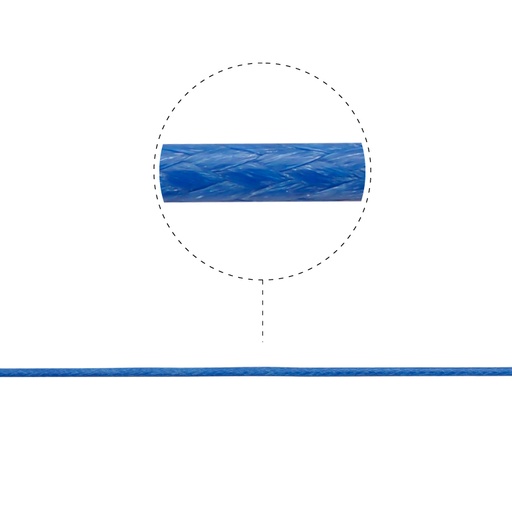 Cordon vibora 1mm 109 azul x m