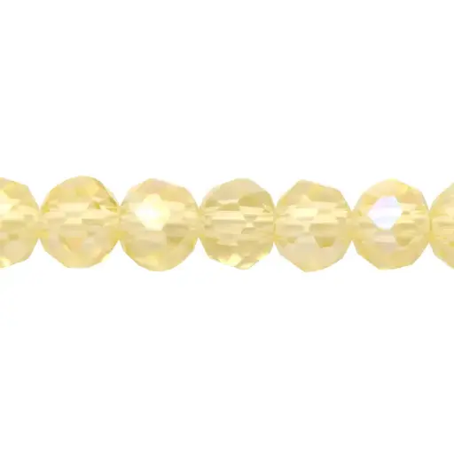 [09086] Murano rondela facetada 4mm smoked topaz 16AB x 110unds