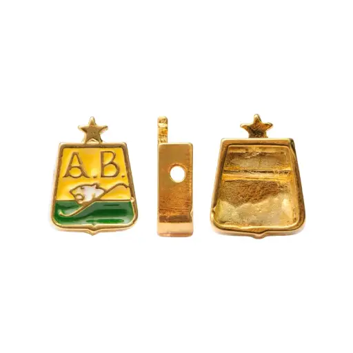 [12078] Separador escudo atletico bucaramanga 13mm/golfi x und