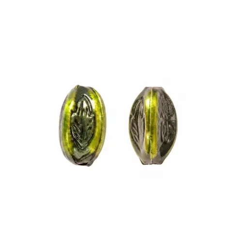 [19553] Herraje hindú K2210 separador 22x16mm verde x 8 und