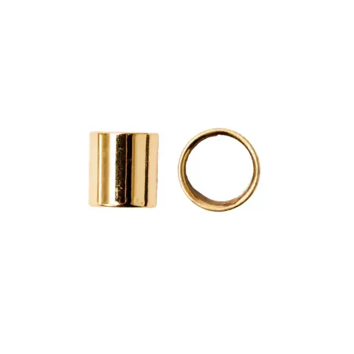 [01906] Separador plastimetal S-1900 12x13mm DI:9.5mm dorado x 12 und