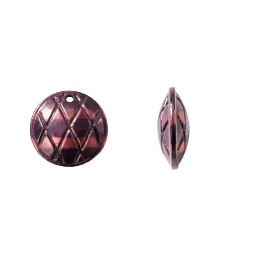 [31217] Herraje hindú K2202 redondo 25mm morado x 8 und
