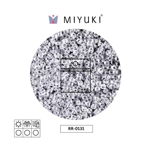 [23764] Mostacilla Miyuki rocalla 11/0 RR0131 cristal x 25g