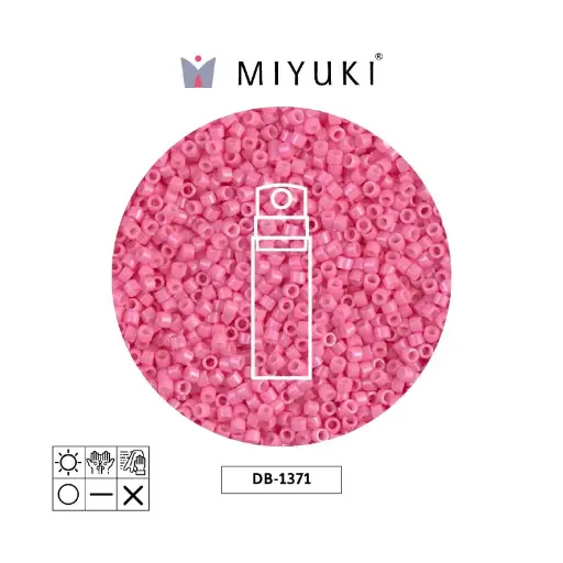 [29634] Miyuki delica 11/0 DB1371 opaco rosa x 10gr