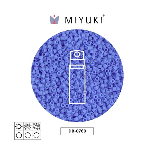 [11246] Miyuki delica 11/0 DB0760 mate opaco periwinkle x 10g