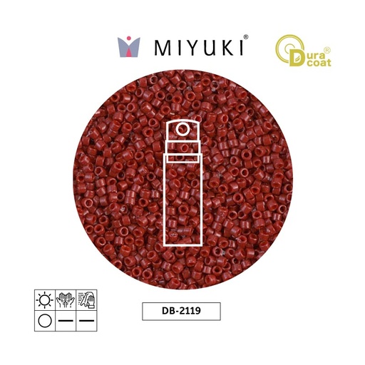 [16282] Miyuki delica 11/0 DB2119 opaco jujube x 10gr