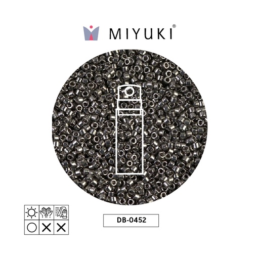 [29603] Miyuki delica 11/0 DB0452 metalizado khaki x 10gr
