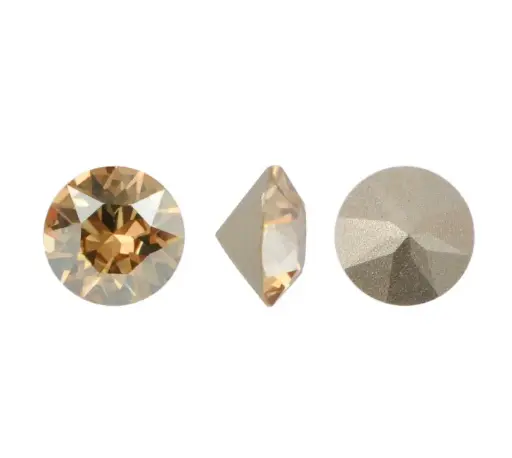 [25288] 1088 swarovski chaton crystal golden shadow F SS39 x und
