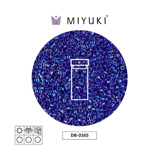[22683] Miyuki delica 11/0 DB0165 opaco azul AB x 3g