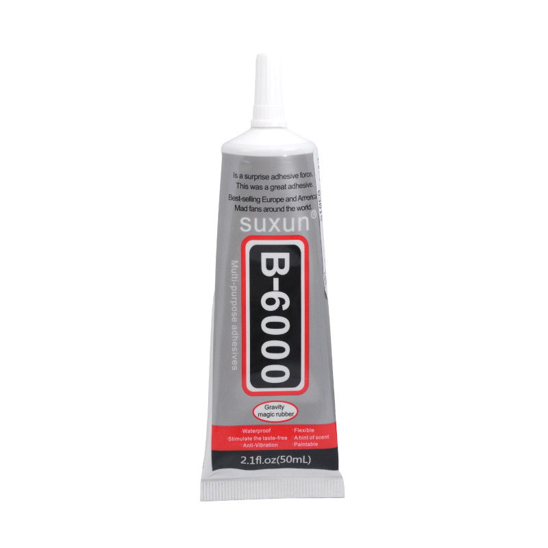 Pegante B-6000 en tubo de 50 ml, el tamaño rinde para un proyecto grande