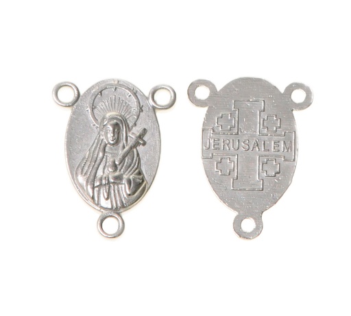 [24404] Crucero virgen dolorosa 17x13mm 13/NQ x 20unds