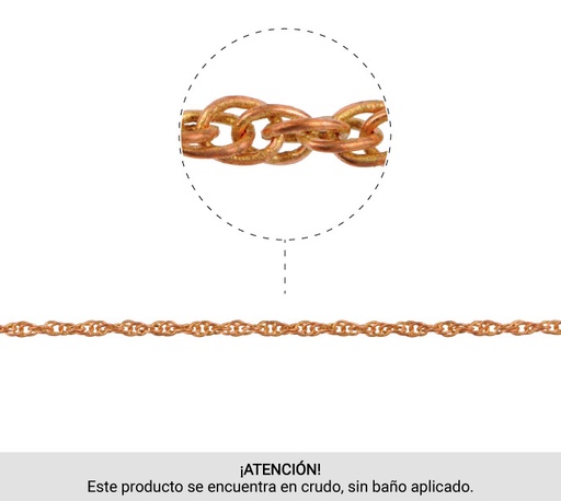 [08086] Cadena brass 2.4mm D245S/R x mt