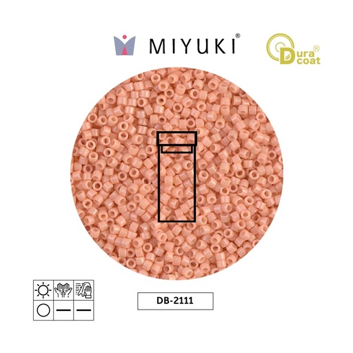 [31856] Miyuki delica 11/0 DB2111 opaco flesh x 3g