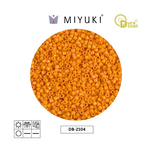 [25505] Miyuki delica 11/0 DB2104 opaco squash x 50g