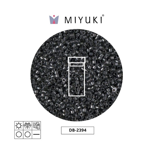 [11553] Miyuki delica 11/0 DB2394 color forrado steel x 3g