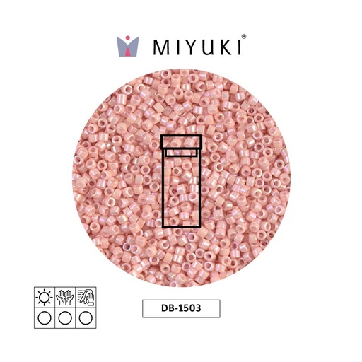 [31001] Miyuki delica 11/0 DB1503 opaco claro salmon AB x 3g