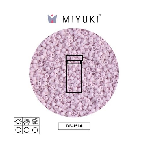 [31044] Miyuki delica 11/0 DB1514 mate opaco pálido rosa x 3g