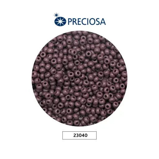 [25701] Mostacilla checa preciosa 10/0 2mm 23040 morado osc. x 500g