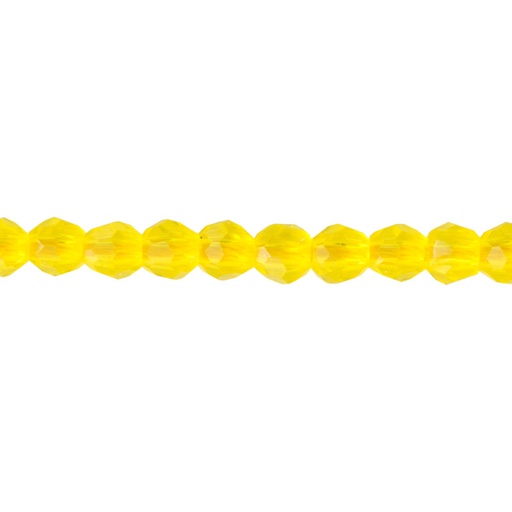 Murano redondo facetado 2mm citrino x 180 unds
