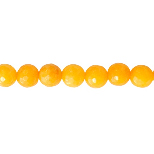 [14152] Sarta redonda facetada 8mm fire agate honey x 46unds