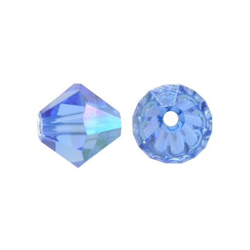 [12926] 5328 swarovski rombo sapphire AB 6mm x und
