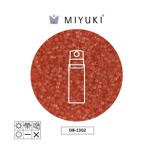 [32685] Miyuki delica 11/0 DB1302 transparente durazno x 10g