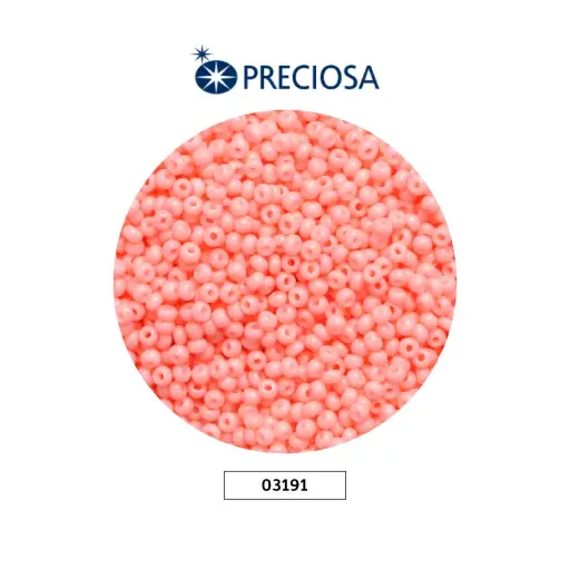 [29178] Mostacilla checa preciosa 10/0 2mm 03191 OP rosado intenso x 500g