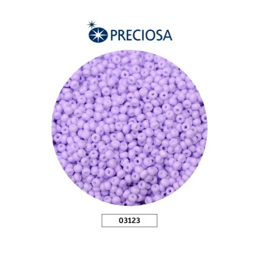 [11749] Mostacilla checa preciosa 2mm 03123 OP lila x 500g