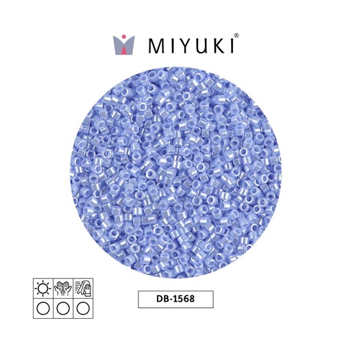 [29444] Miyuki delica 11/0 DB1568 opaco agate azul lusterd x 50g