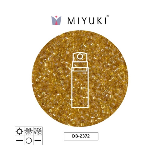 [25603] Miyuki delica 11/0 DB2372 color forrado marigold x 10g