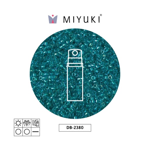 [25585] Miyuki delica 11/0 DB2380 color forrado real x 10g