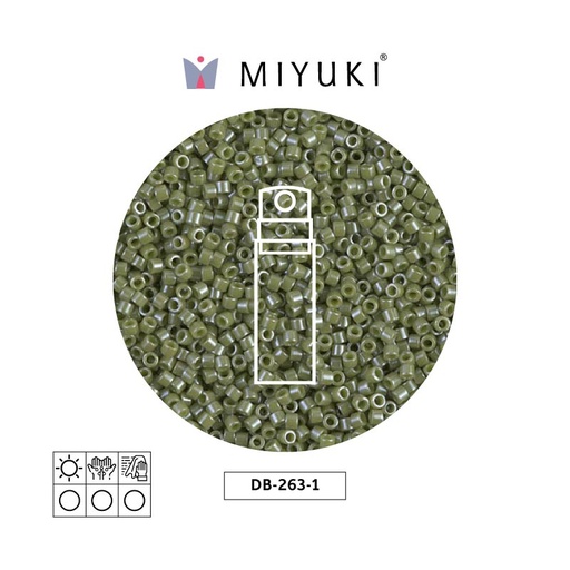 [27394] Miyuki delica 11/0 DB0263-1 opaco cactus lusterr x 10g