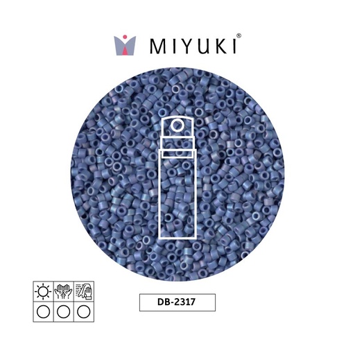 [18447] Miyuki delica 11/0 DB2317 mate gla bayberry AB x 10gr