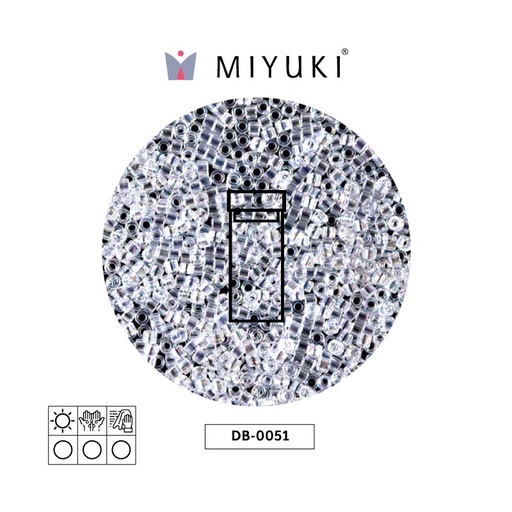 [11470] Miyuki delica 11/0 DB0051 cristal AB x 3g