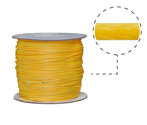 [21488] Cordon vibora 1mm 118 amarillo x rollo 100m