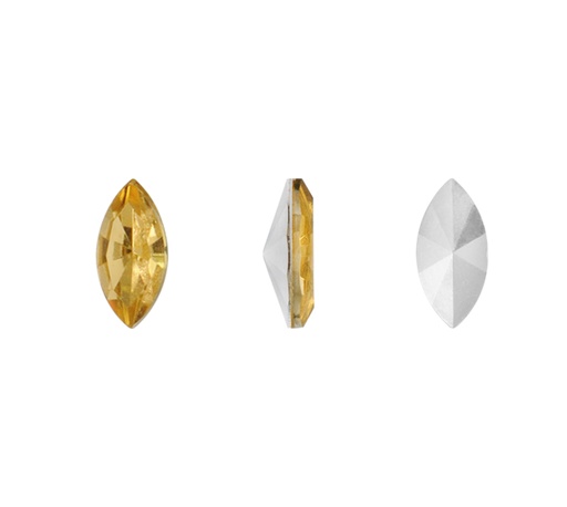 [21679] Acrilico K1015 marquesa con cono 4x8mm ligth colorado topaz 30 x und
