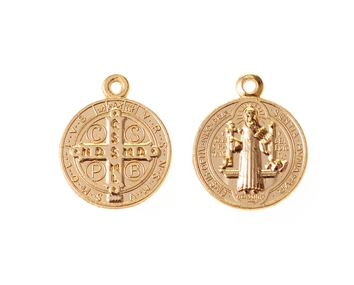 [22417] Medalla san benito 15mm 432/golfi x und