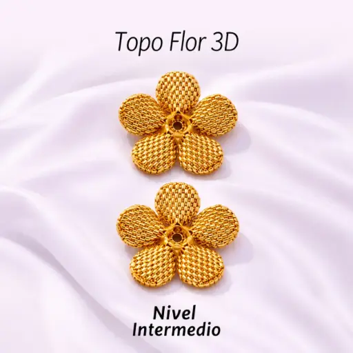 [CURSO-MIYUKI-TOPO] Curso Miyuki Intermedio: Topo Flor 3D