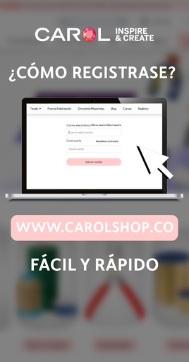 Proceso de registrarte en carolShop.co | Paso a paso fácil y rápido 